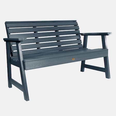 Highwood Usa 4ft Weatherly Garden Bench Outdoor Furniture for Patio, Backyard, Garden AD-BENW4-FBE
